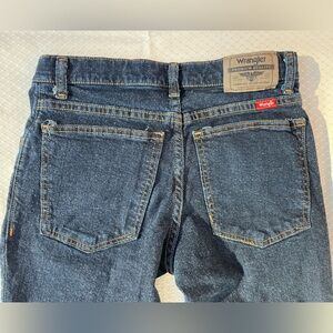 Wrangler Boys Navy and blue Jeans Size 14 Regular Classic Bootcut Jeans